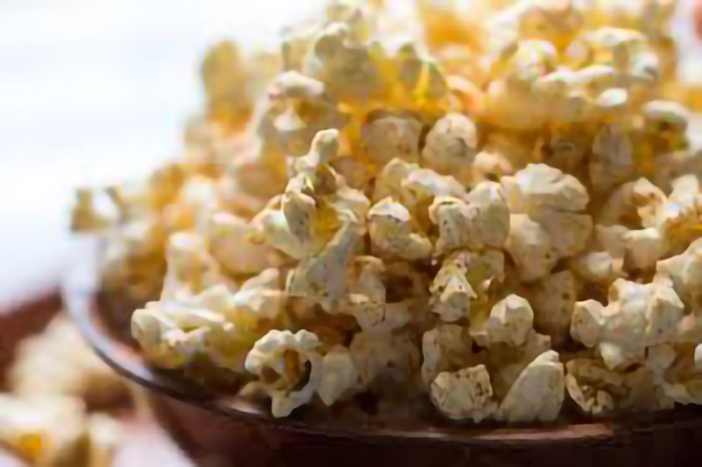 Spicy Popcorn with Piment D'Espelette and Marcona Almonds